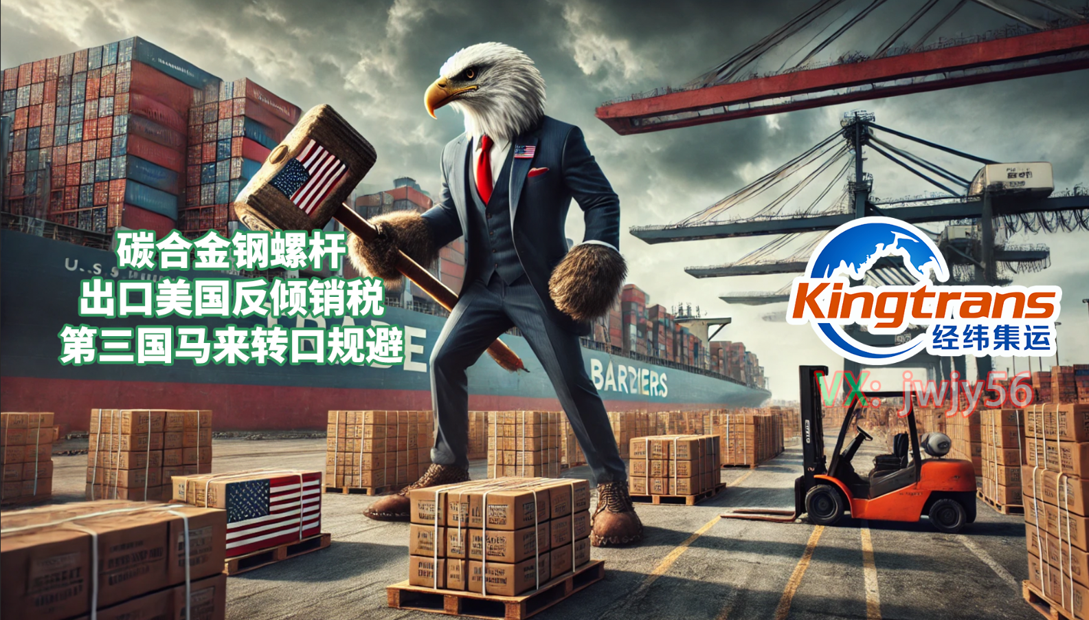 碳合金钢螺杆出口暴雷，美国税率太高？转口出口成唯一活路！
