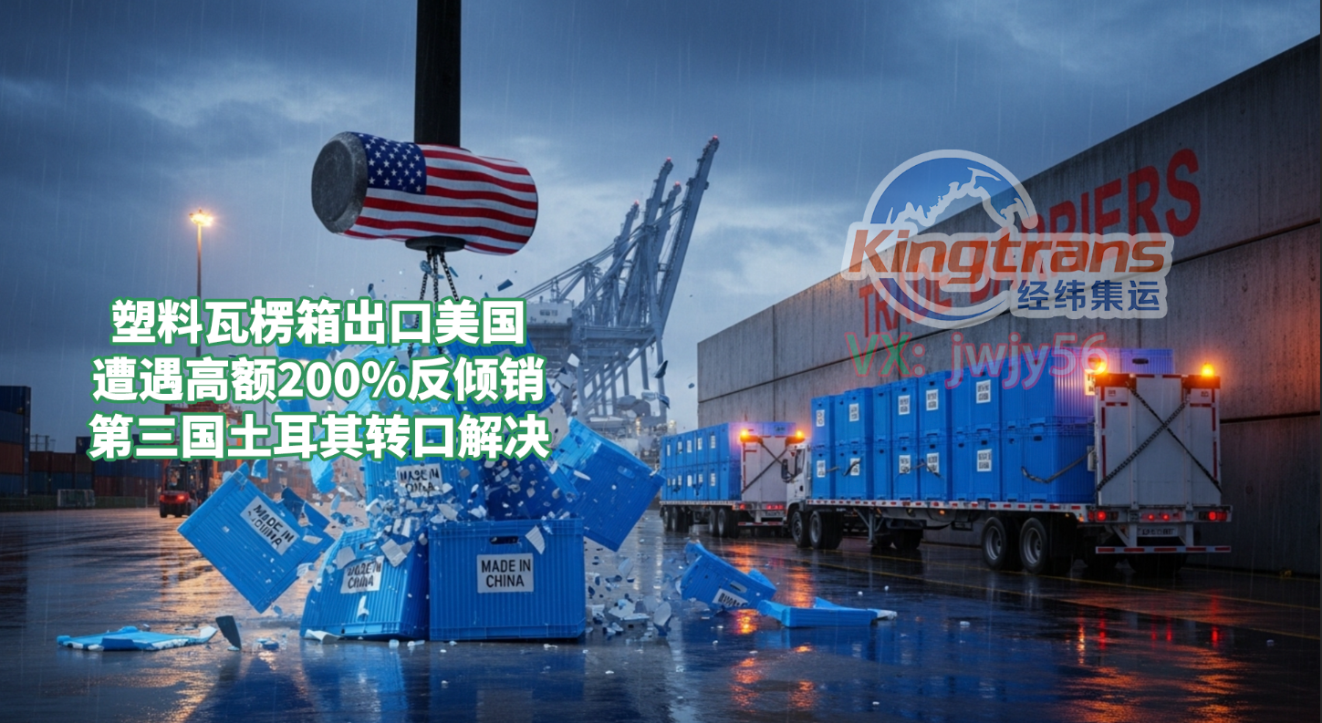 美国对中国塑料瓦楞箱征收高达200%的反补贴税 揭示第三国转