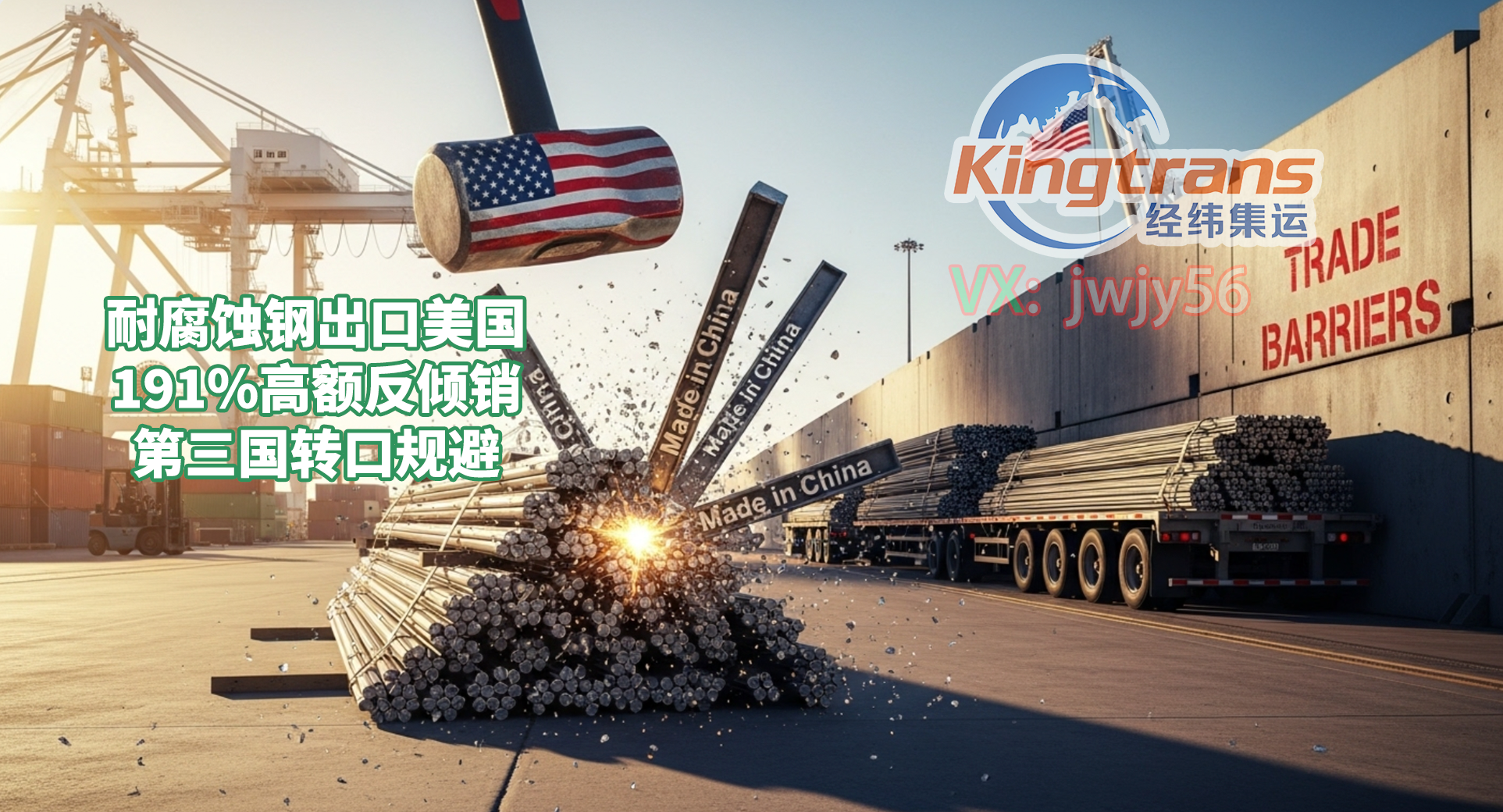 美国高关税壁垒持续加码，中国耐腐蚀钢企业出口通路面临前所未有挑战