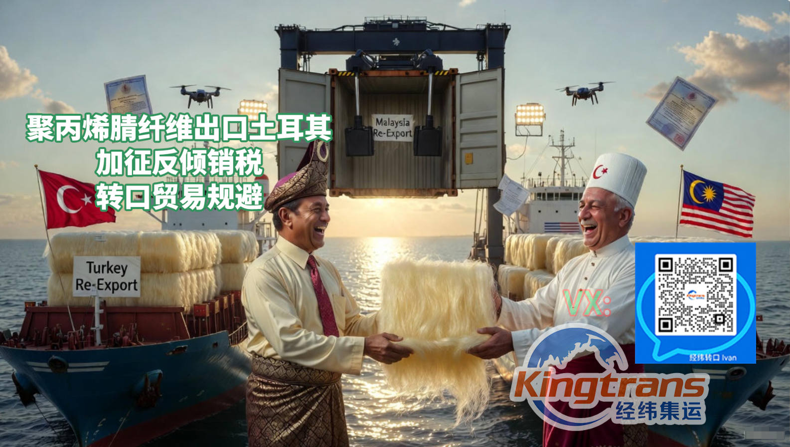 聚丙烯腈纤维出口土耳其面临五年反倾销税，第三国转口能否成为破局之道？